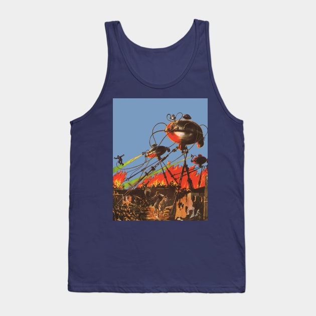 Vintage Science Fiction Tank Top by MasterpieceCafe